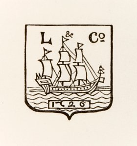 Logo L & Co Ship 1726 používané společností Longmans Green and Company od English School