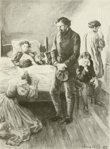 La Boheme, poslední dějství (hlubotisk) od English School