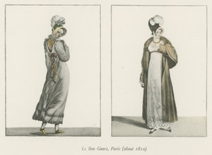 La Bon Genre, Paříž (asi 1810) od English School