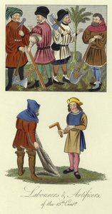 Dělníci a umělci 15. století od English School