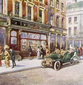 Lacloche Freres, 2 New Bond Street (barevné lito) od English School
