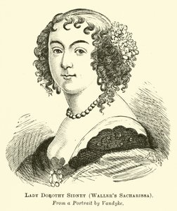 Lady Dorothy Sidney, Wallers Sacharissa od English School