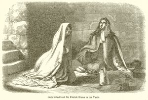 Lady Grisell a Sir Patrick Hume ve Vaultu od English School