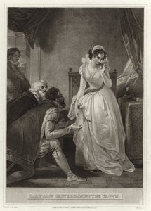 Lady Jane Grayová klesá korunu od English School