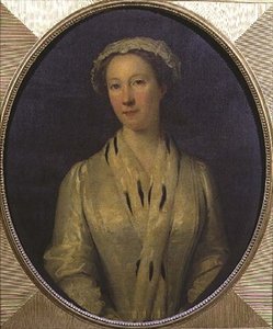 Lady Mary FitzHerbert, rozená Cromwell, dcera hraběte z Ardglass, kolem roku 1656 od English School