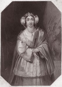 Lady Percy (Jindřich IV.) (král Jindřich IV.) v - „“ Galerii žen ze Shakespeara, sbírka čtyřiceti pěti vážných portrétů prvních londýnských umělců, obohacená o kritické a literární poznámky“““ kolem roku 1838 – od „ Galerie žen Shakes od English School
