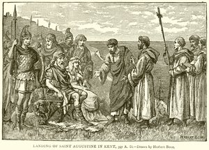 Přistání svatého Augustina v Kentu, 597 n. l. od English School