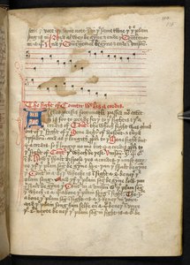 Lansdowne 763, f.115r, Svazek poctivě napsaný na pergamenu v patnáctém století a obsahující starodávná a velmi zajímavá pojednání o hudbě od různých autorů. od English School