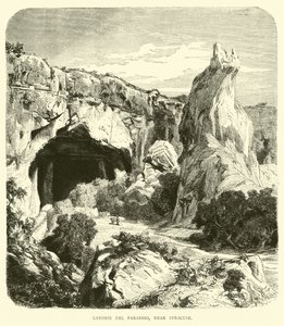 Latomie del Paradiso, poblíž Syrakus od English School