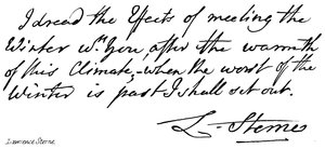 Laurence Stern od English School