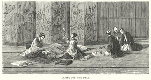 Ukládání mrtvých (rytina) od English School