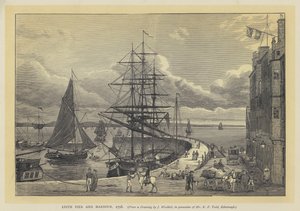 Leith Pier a přístav od English School