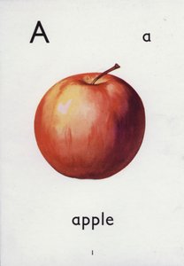 Písmeno A, jablko (barva lito) od English School