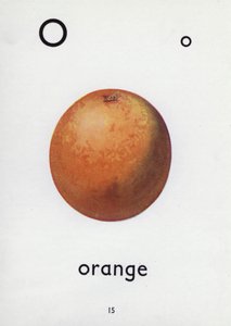 Písmeno O, oranžová (barva lito) od English School