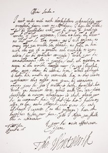 Dopis Thomase Wentwortha, 16. dubna 1612 od English School