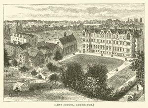 Leys School, Cambridge (rytina) od English School