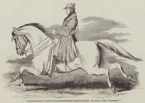 Generálporučík Codrington, velitel útoku na Velký Redan, 9. září (rytina) od English School