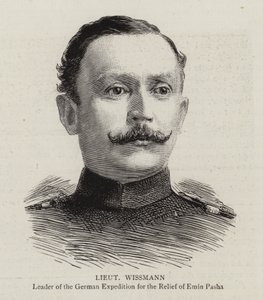 Poručík Wissmann (rytina) od English School