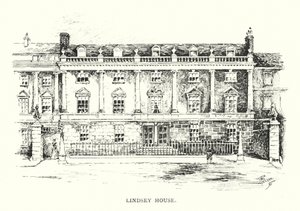 Lindsey House (litho) od English School