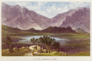 Little Langdale Tarn (barevné lito) od English School