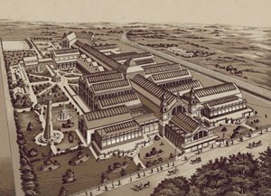 Liverpool: Shipperies Exhibition 1886 (litografie) od English School