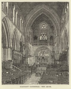 Katedrála Llandaff, sbor od English School