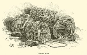 Lobster Pots (rytina) od English School