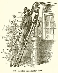 London Lamplighter, 1800 od English School