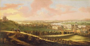 Londýn z Greenwich Hill, kolem roku 1680 od English School