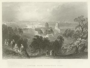 London vom Greenwich Park aus