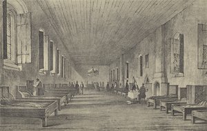 Dlouhá komora, 1844 (hlubotisk) od English School