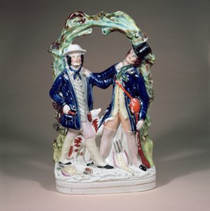 Skupina Longton Hall od Sampsona Smithe, kolem roku 1850 (porcelán)