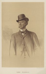 Lord Alington (litho) od English School