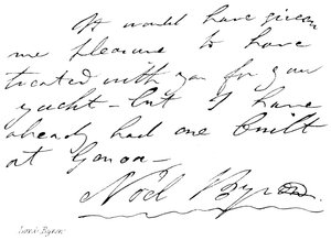 Lord Byron od English School