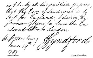 Lord Hyndford od English School