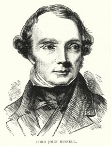 Lord John Russell (rytina) od English School