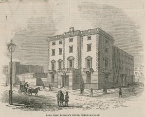 Lord John Russells House, Chesham Place, Belgrave Square od English School