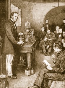 Lord Kelvin začal své vědecké výzkumy v Glasgow ve vinném sklípku, který přeměnil na laboratoř od English School