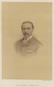 Lord Marcus Beresford (litho) od English School