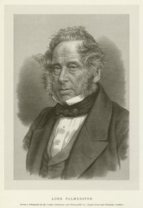 Lord Palmerston (litho) od English School