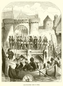 Lord Strafford jde do soudu od English School