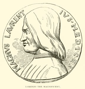 Lorenzo velkolepý (rytina) od English School