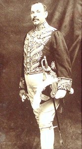 Louis Botha (1862-1919) (černobílá fotografie) od English School