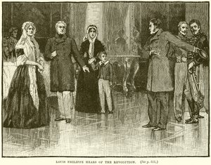 Louis Philippe slyší o revoluci od English School