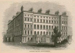 Lowndes Square, Knightsbridge, Londýn od English School