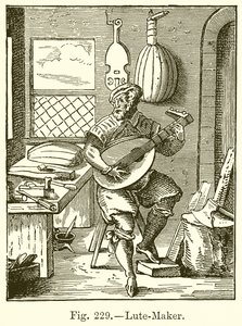 Výrobce loutny od English School