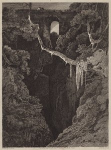 Lydford Bridge (rytina) od English School