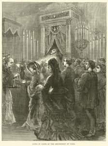 Ležící ve státě arcibiskupa Paříže, 1871 od English School