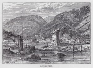 Lynmouth (rytina) od English School