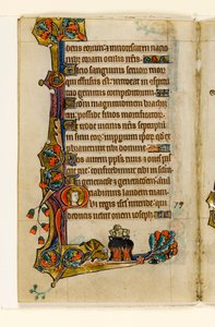 MS 1-2005, fol. 116v: In the Cauldron, okrajová dekorace z Macclesfieldského žaltáře, Use of Sarum, East Anglia, c.1330 od English School